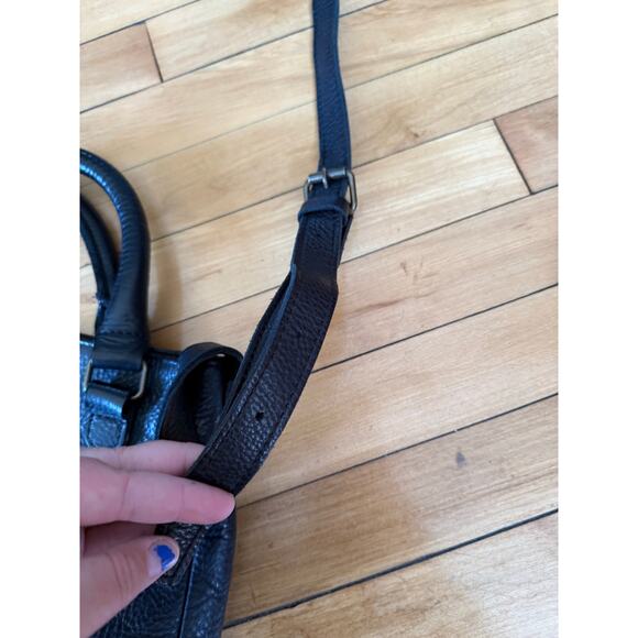 Lifetime leather Co. black saddle bag premium full grain cow hide crossbody bag - Picture 3 of 13